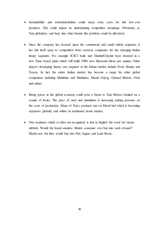 tata motors a business strategy report marketing essay Check out our top free essays on five porters strategy of tata motors to business strategy i am writing this report to make successful marketing strategy for . tata motors a business strategy report marketing essay Check out our top free essays on five porters strategy of tata motors to business strategy i am writing this report to make successful marketing strategy for .