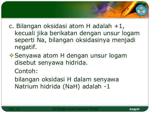 Tata nama senyawa dan persamaan reaksi
