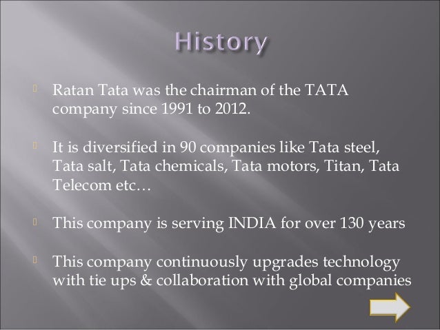 Diversification strategy of tata motors
