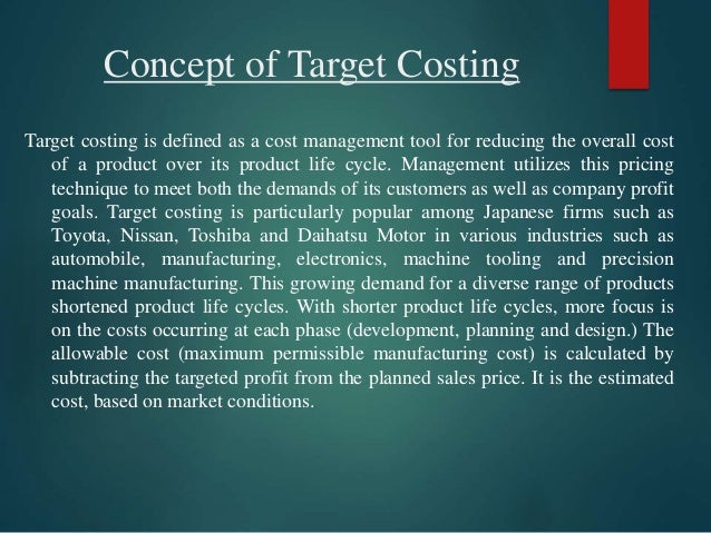 Target Costing Tata Nano