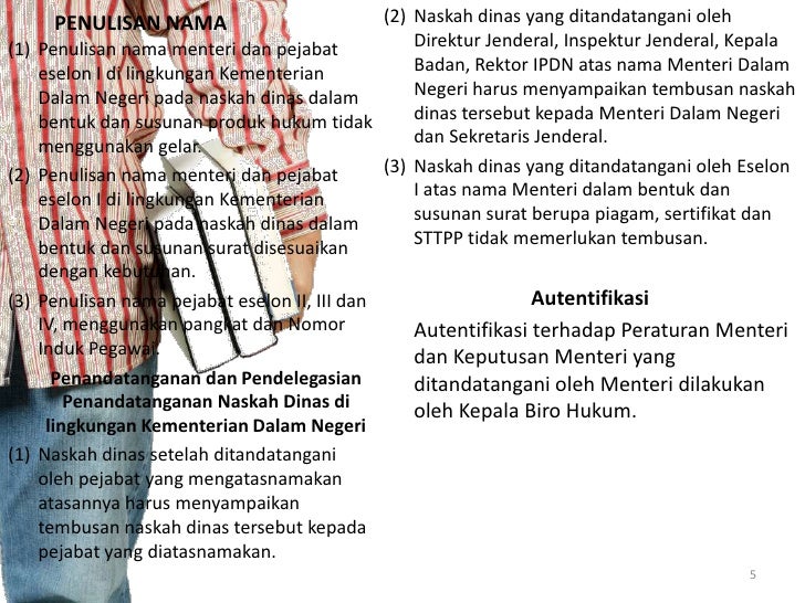 Tata naskah dinas kemendagri