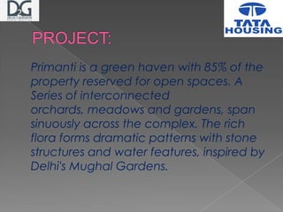Tata primanti / Primanti Gurgaon / Tata Housing Primanti / 9910750427