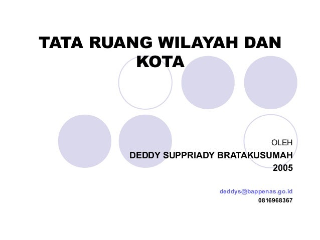 Tataruang Wilayah Kota