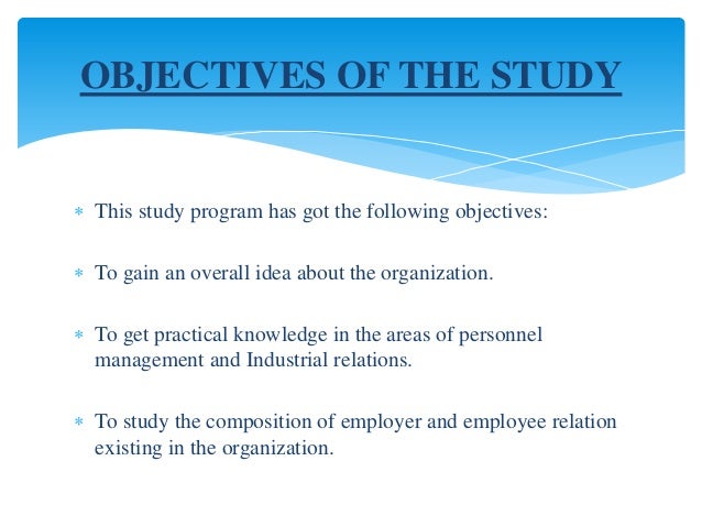employee objective