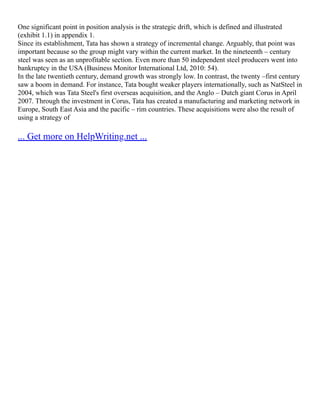 Tata Steel Corporate Social Responsibility | PDF