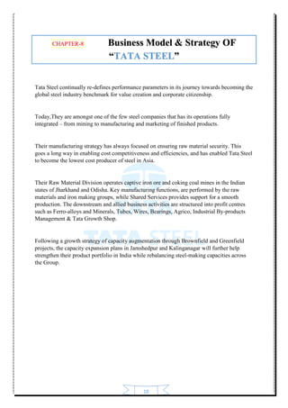 Tata steel report | PDF