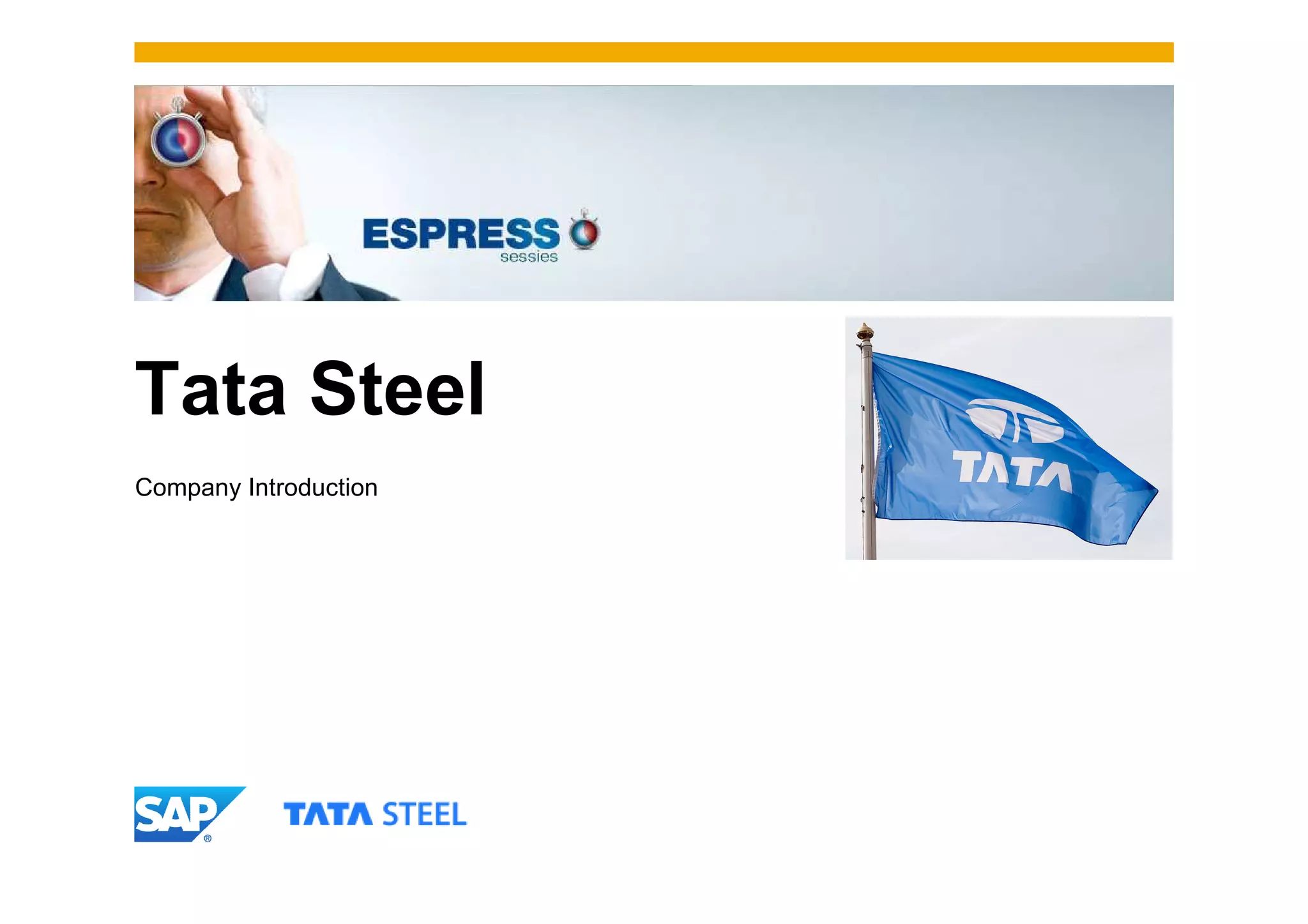 Tata Steel
Company Introduction
 