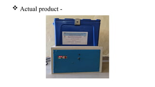  Actual product -
 