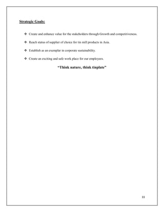 Tata Tinplate Company of India Ltd | PDF