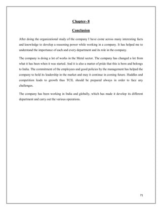 Tata Tinplate Company of India Ltd | PDF