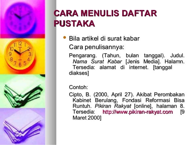 Tata Tulis Karya Ilmiah