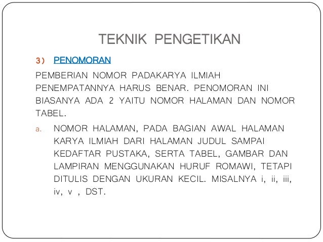 Tata tulis karya tulis ilmiah