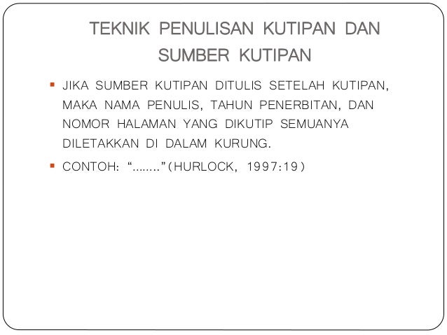 Tata tulis karya tulis ilmiah