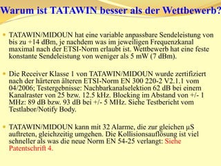 EinführungTATAWIN = Radio und NetzwerkAusführliche Beschreibung in den Patenschriften 3, 4 und 5