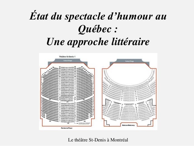 Avoir Images Etat Du Spectacle D Humour Au Quebec Une Approche Litteraire dernière par