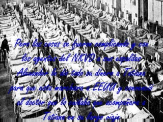 Pero las cosas se fueron complicando y con los agentes del NKVD a sus espaldas Alexander le dio todo su dinero a Tatiana para que esta marchara a EEUU y convenció al doctor que lo cuidaba que acompañara a Tatiana en su largo viaje 