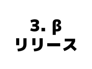 3. β
リリース
 