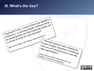 II. What’s the Use? 
 