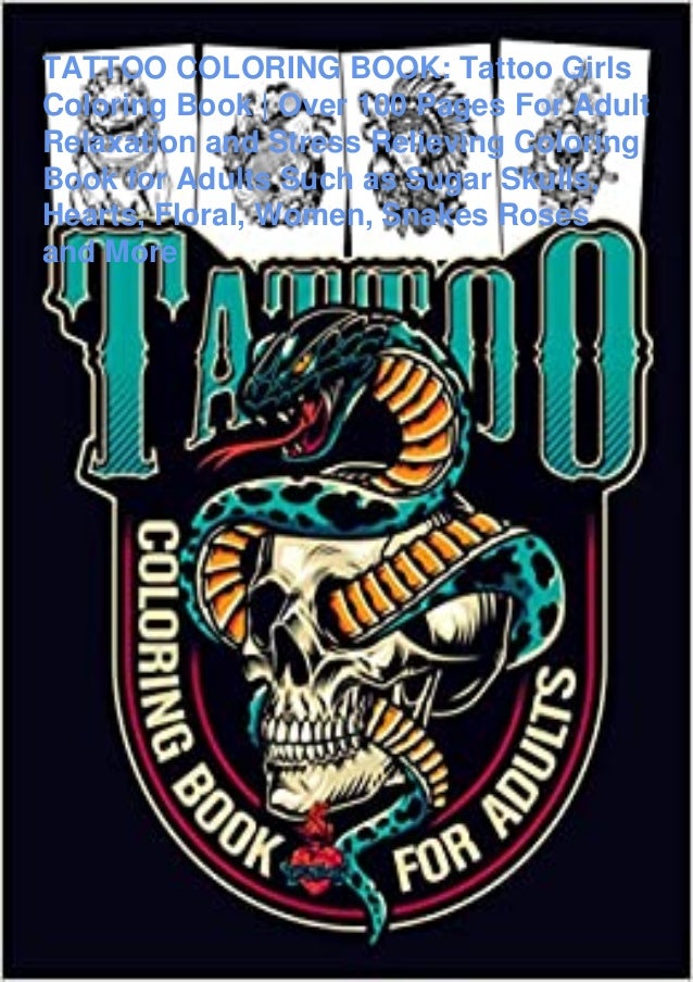 Download Pdf Download Tattoo Coloring Book Tattoo Girls Coloring Book O