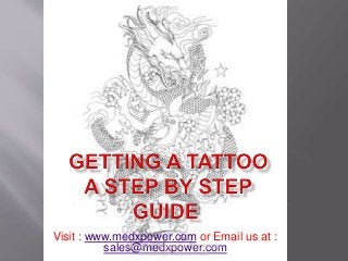 Painless Tattoo process with Lidocaine Tattoo Numbing Cream