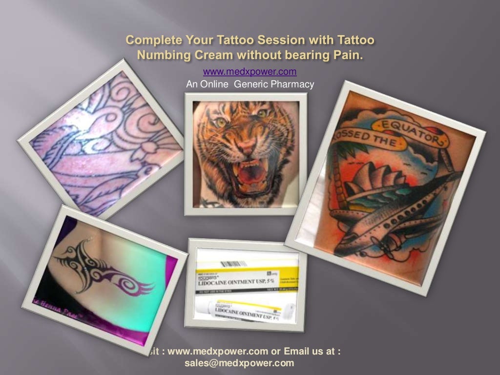 Painless Tattoo process with Lidocaine Tattoo Numbing Cream