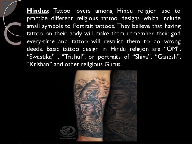 Tattoo Art Religious Tattoos In Different Religions