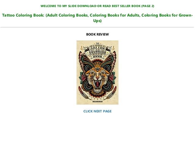 Download Pdf Download Tattoo Coloring Book Adult Coloring Books Coloring