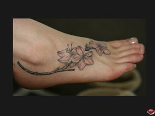 Katy Perry's Cherry-Blossom Ankle Tattoo | Katy Perry's Tattoo Collection  Includes Designs From Her End-of-Tour Tradition | POPSUGAR Beauty UK Photo  12