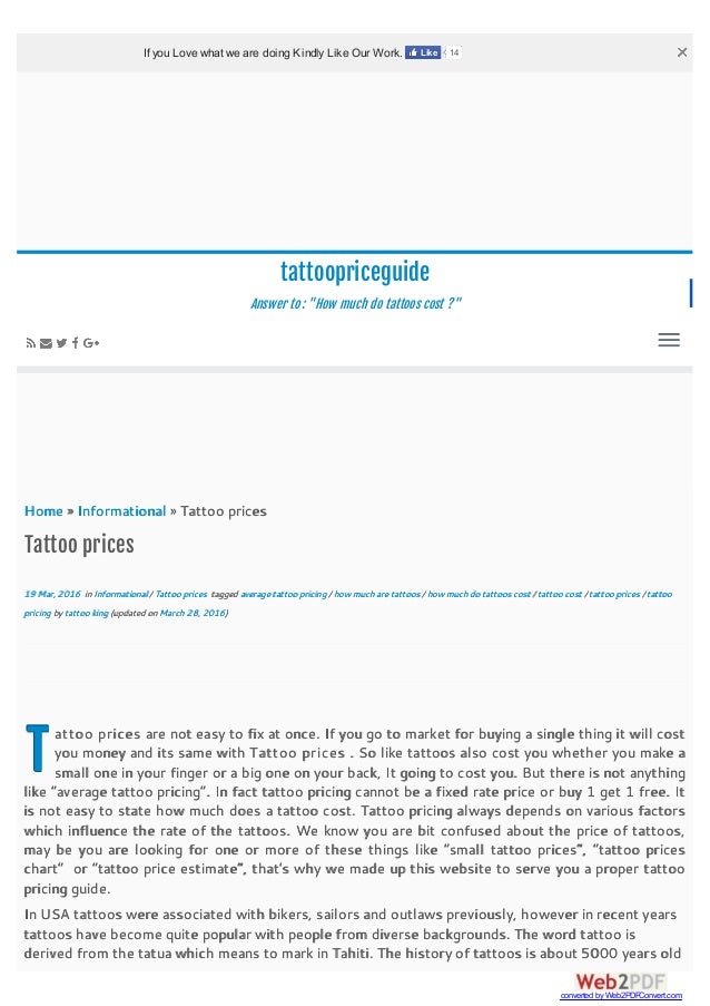 Tattoopricesguide Com Tattoopricesguide Com