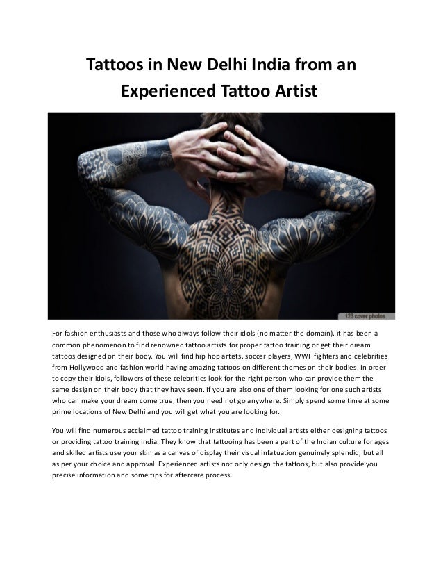 Tattoos in new delhi india from an experienced tattoo artist