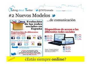 #2 Nuevos Modelos
…de comunicación

¿Estás siempre online?

 