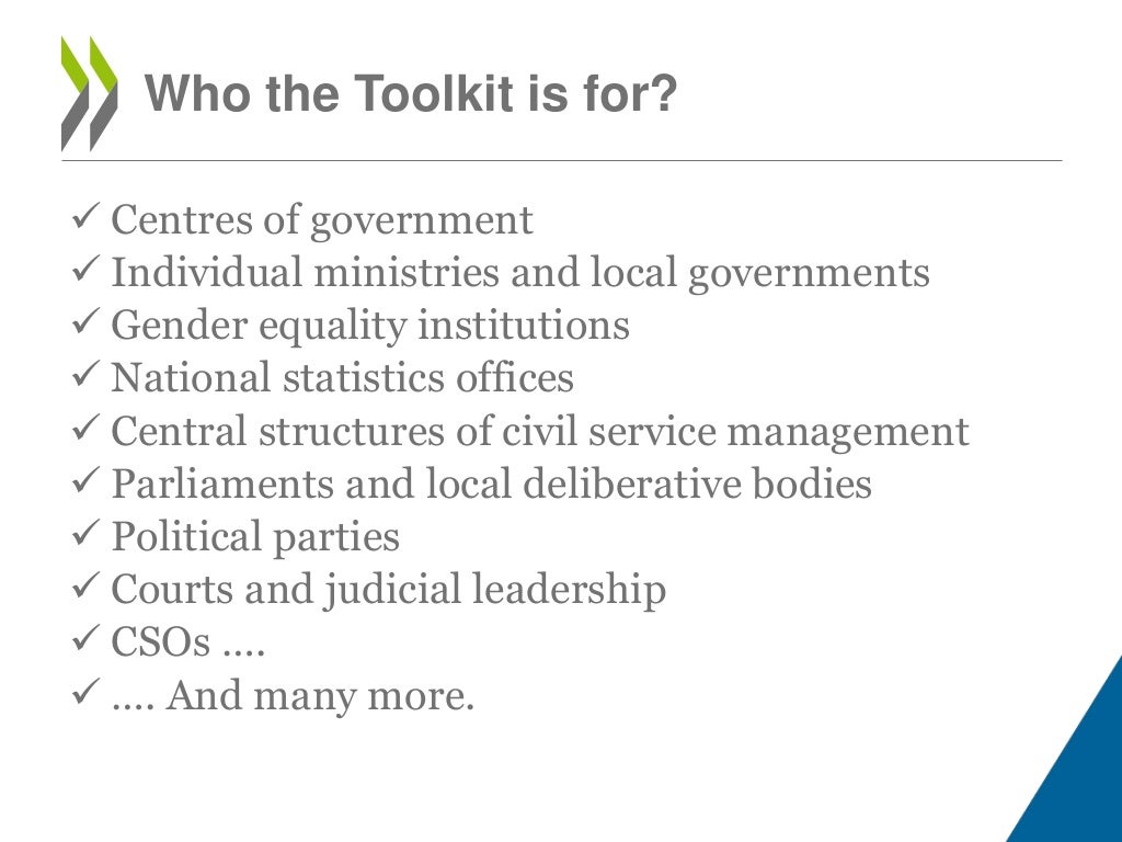 Better Governance for Gender Equality