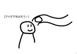 （アイデアを出そう！）

5

 