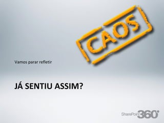 Vamos parar refletir




  JÁ SENTIU ASSIM?


20/03/13         Av. Unisinos , 550 - Tecnosinos – Sala 201 | São Leopoldo / RS   3   + 55 51 3091 2271
 