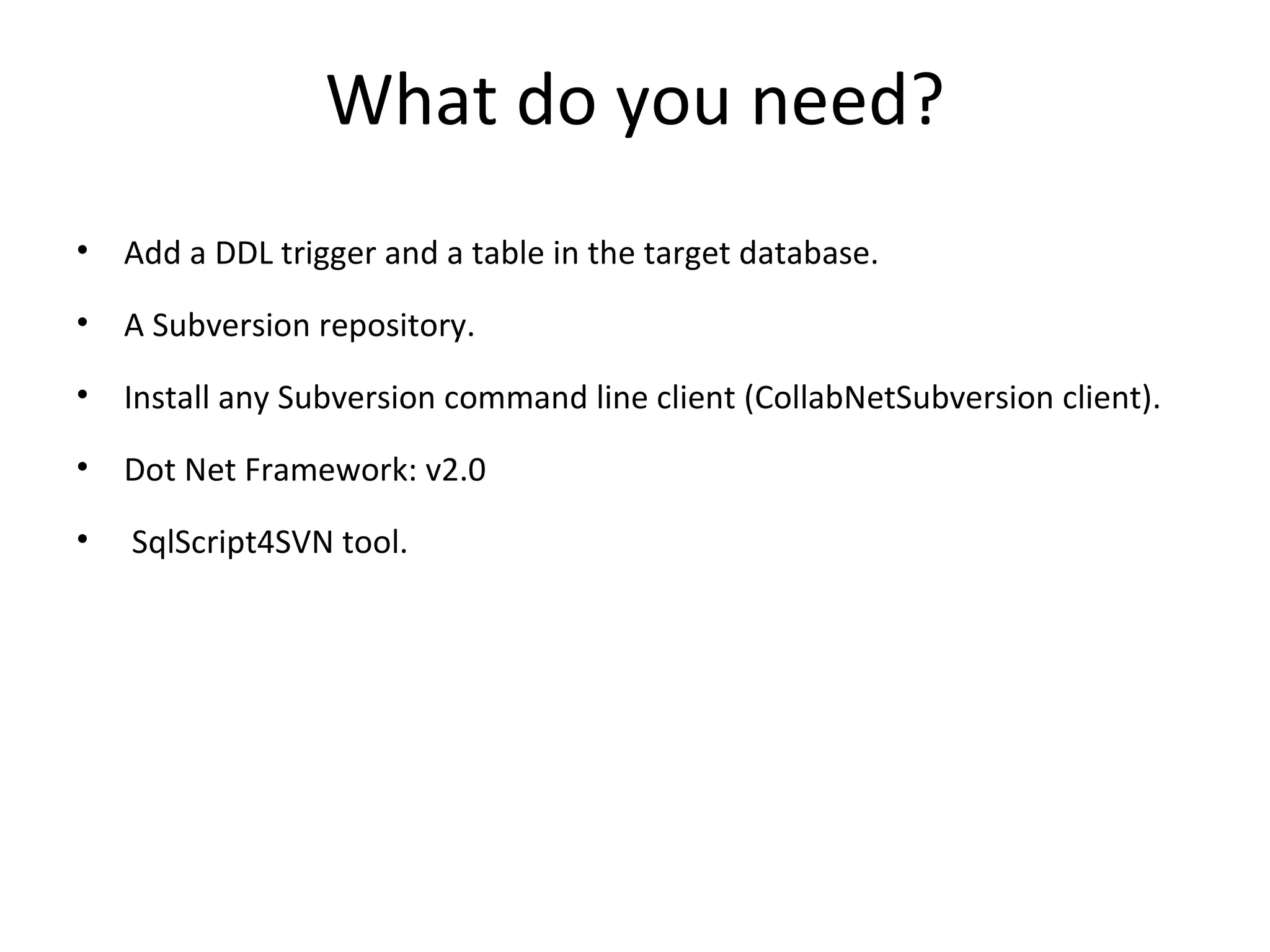 Tauhid SQL Server Database Change Automation PPT Tauhid sql server database change automation ppt