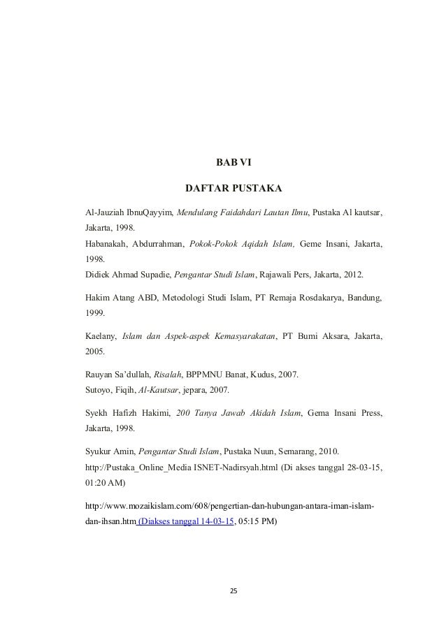 Iman Islam Dan Ihsan