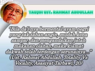 Taujih ust.rahmat abdullah
