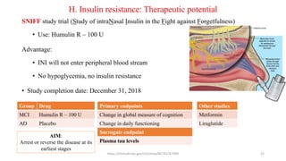 Sniff Study Tauopathy and its therapeutic targets | PPTX