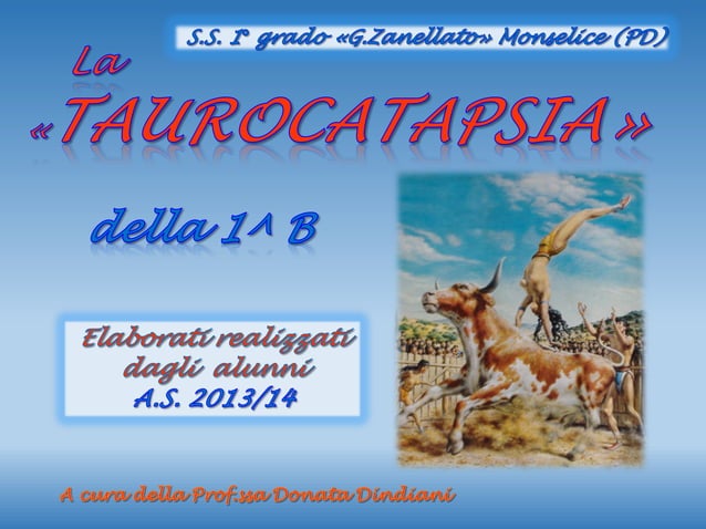 Taurocatapsia 1 b 2014 | PDF