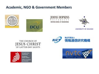 Academic, NGO & Government Members

 