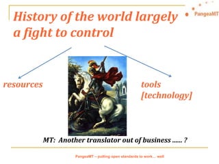 History of theworldlargelya fightto control<br />resources<br />tools[technology]<br />MT:  Anothertranslatorout of busine...
