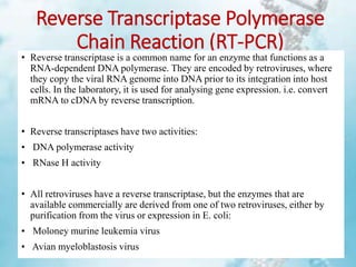 Polymerase Chain Reaction,RT-PCR and FISH | PPTX