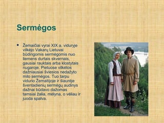 Žemaičių Tautinis kostiumas | PPT