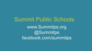 Summit Public Schools
www.Summitps.org
@Summitps
facebook.com/summitps

 