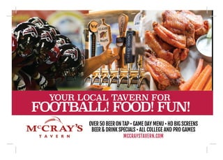 McCray's Tavern Loyalty Program 