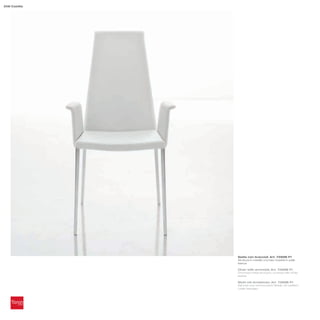 208 Castilla




               Sedia con braccioli_Art. 7269B P1
               Struttura in metallo cromato rivestita in pelle
               bianca

               Chair with armrests_Art. 7269B P1
               Chromed metal structure, covered with white
               leather

               Stuhl mit Armlehnen_Art. 7269B P1
               Rahmen aus verchromtem Metall, mit weißem
               Leder bezogen
 