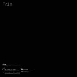 Folie




Art. 7289
Art. 7289B Con braccioli_With armrests_Mit Armlehnen

Rivestimento                                             Misure
Covering                                                 Sizes
Bezug                                                    Maße
P    Pelle: campionario a pag. 306/309                   7289 L70 P71 H41/75
     Leather: sample collection on pages 306/309
     Leder: Musterkollektion auf Seiten 306/309          Con braccioli_With armrests_Mit Armlehnen
                                                         7289B L79 P71 H41/75
PE   Pelle elite: campionario a pag. 306/309
     Elite leather: sample collection on pages 306/309
     Elite Leder: Musterkollektion auf Seiten 306/309
 