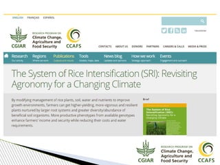 Tavseef Mairaj Shah, Climate Food and Farming (CLIFF) Network presentation November 2017