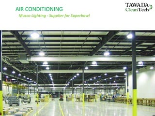 AIR CONDITIONING
Musco Lighting - Supplier for Superbowl
 