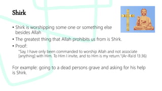 Tawheed (Part -2) | PPTX